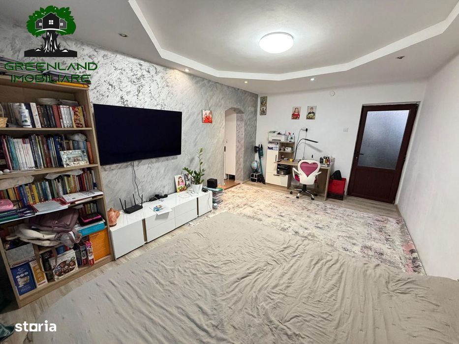 Apartament 3 camere, renovat si MOBILAT, parter, FARA RISC, Podu Ros