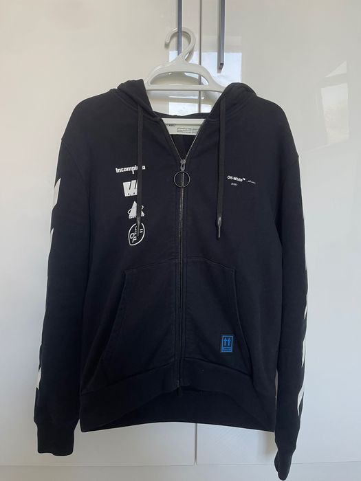 Off-White худи на молнии оригинал S/M