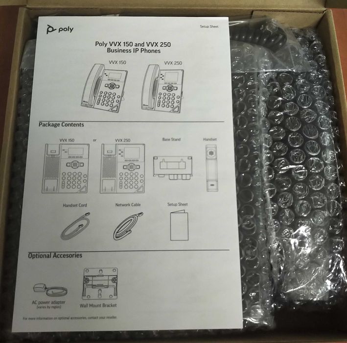 Polycom VVX201 + VVX250 + CCX400 Business Skype IP Phone sigilat!