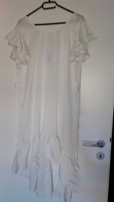 Rochie alba asimetrica - New Collection