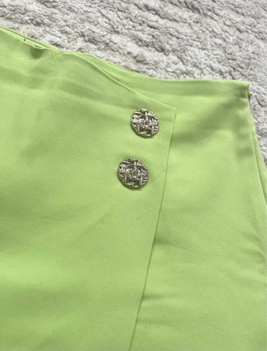 Fustă- pantalon verde lime