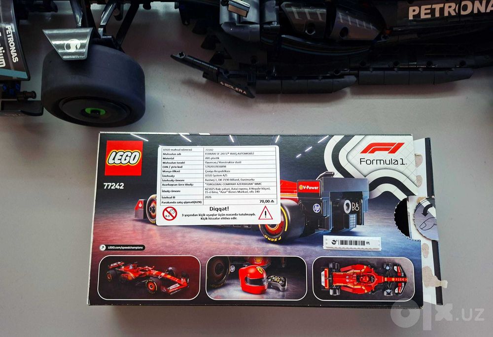 Оригинальное LEGO F1 SF24 серии Speeds Champions