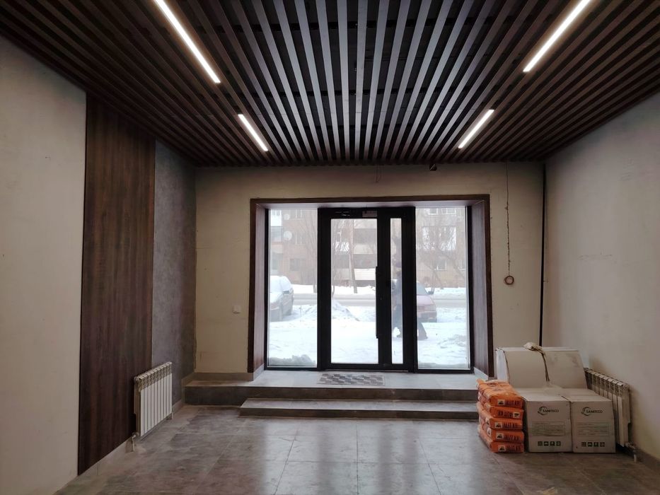 Монтаж бамбуковых панелей