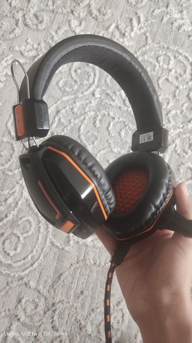 ОТДАМ ЗА ПАЧКУ ЧИПСОВ | Canyon CND-SGHS3 черный-оранжевый