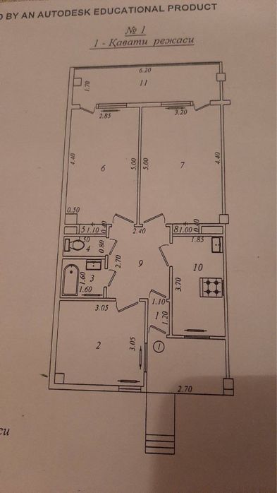 Продается квартира под нежилое помещение в Юнусабадском районе V033