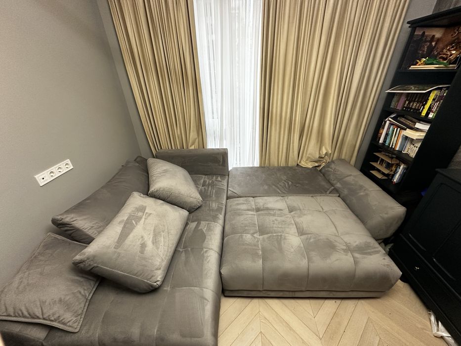 Coltar extensibil gri