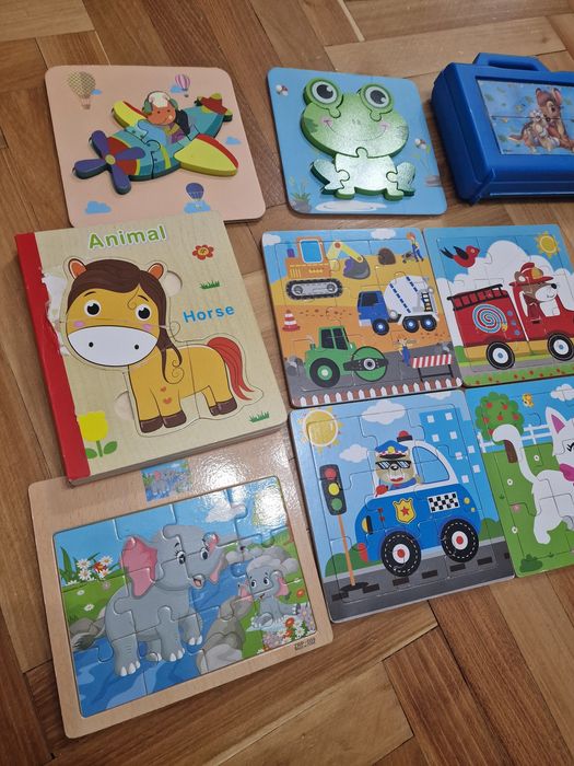 Пъзели за деца и кубчета