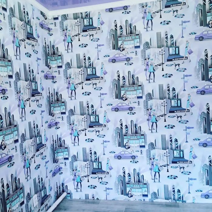 Побелка, поклейка