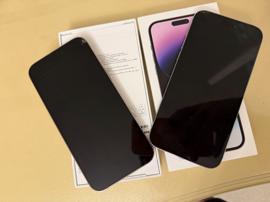 2 bucati iphone 14 Pro Max gold/purple