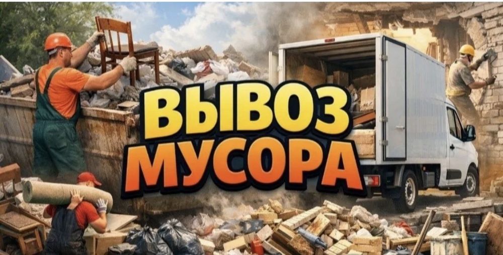 Вывоз мусора, старой мебели!