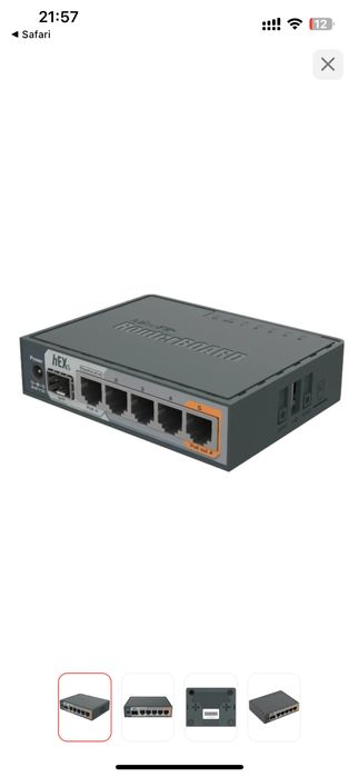 сатылады MikroTik RB760iGS hEX S