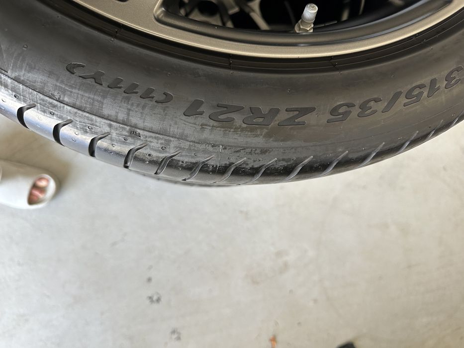 jante porsche cayenne turbo 9y3 anvelope 285 40 21 cu 315 35 21