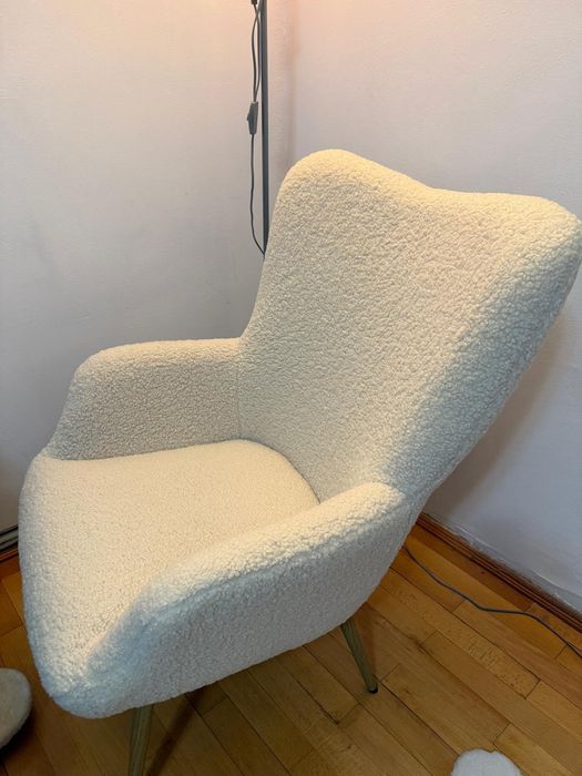 Fotoliu + taburet living Jysk
