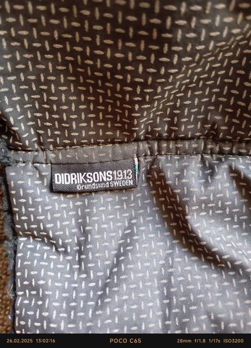 Комбинезон didriksons зимний 4-6 лет + шапка-ушанка didriksons