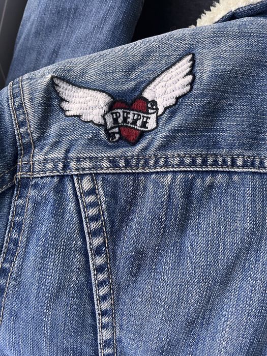 Geaca jeans Pepe Jeans mărime S cu blana eco