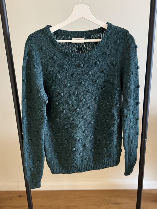 NÜMPH ефектен вълнен пуловер