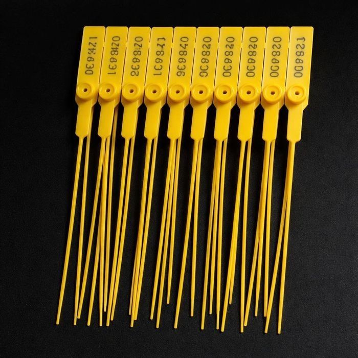 Plastik plomba 27 sm raqamli nazorat plombasi hisoblagich gaz suv elek