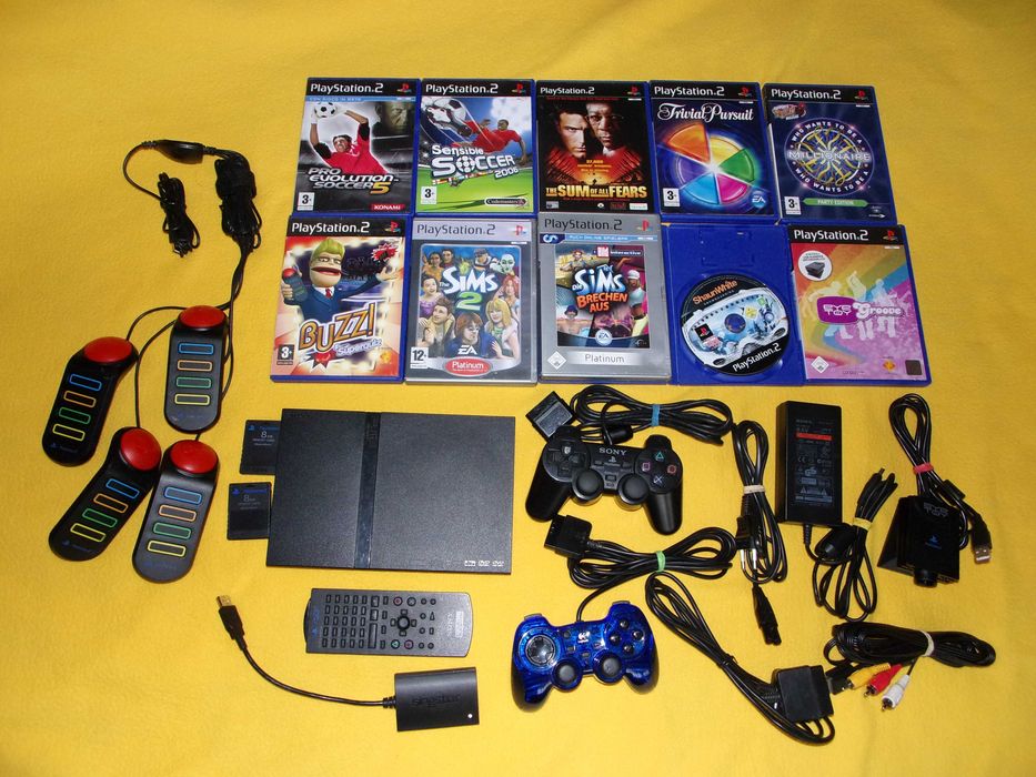 Consla PS 2 Originala+10 jocuri Originale