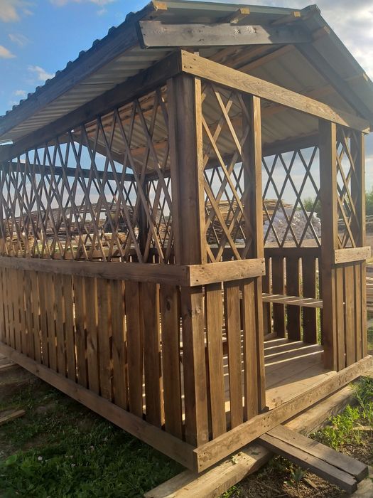 Деревянные беседки