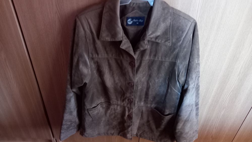 Vand sacou fete/femei imitatie piele intoarsa,marime M