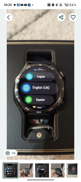 Smartwatch gt5 Huawei