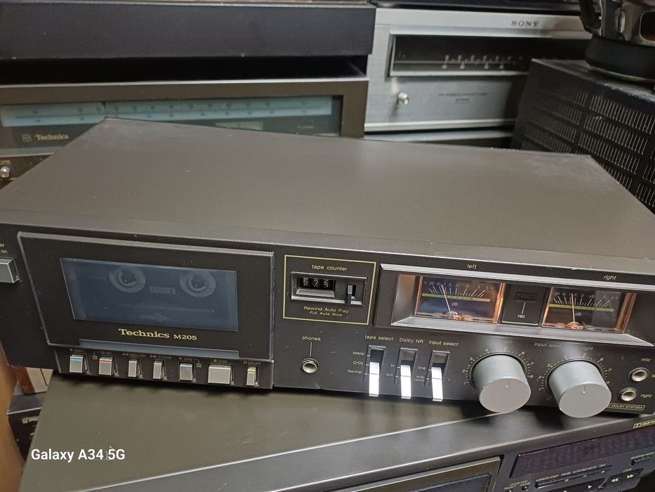 Technics M-205,deck casetofon stereo oldschool