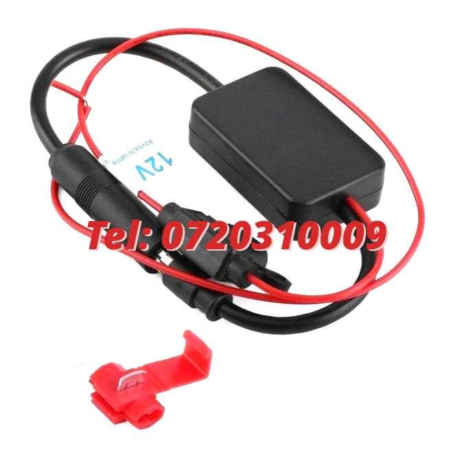 amplificator camioane pentru semnal antena radio auto fm 12V