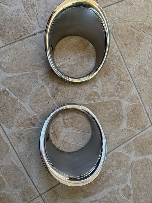 Хримирани рингове за халогените на Mini Cooper R56