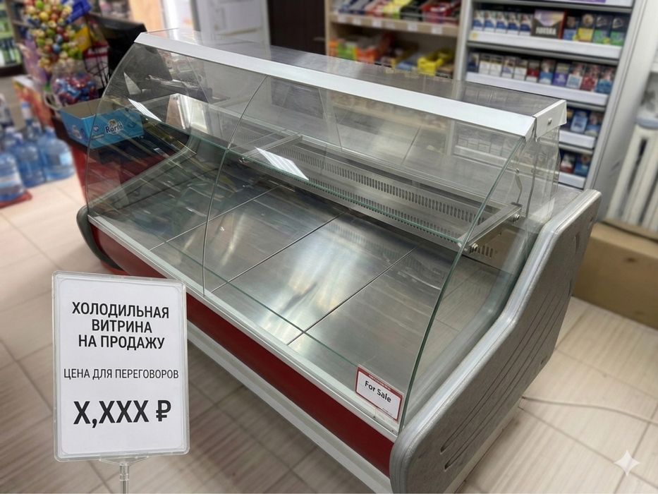 Продам витриный холодильник Б/У
