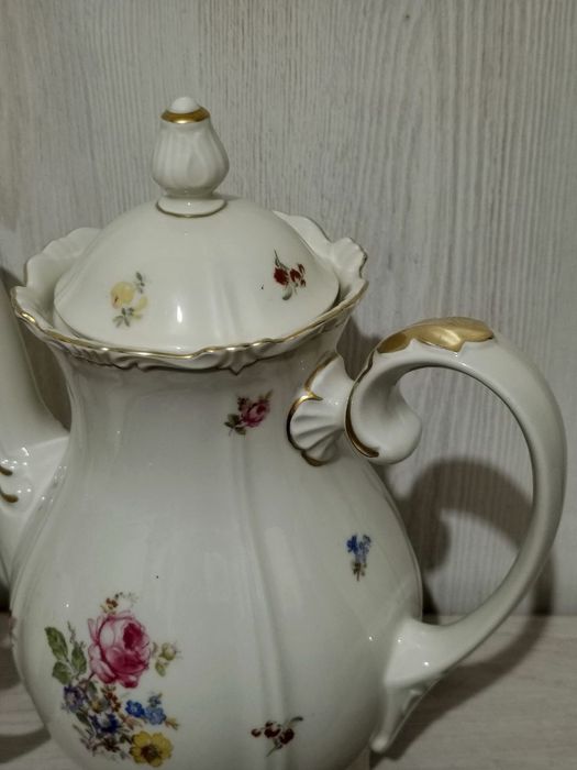 немецкий коллекционный чайник и молочник Reichenbach