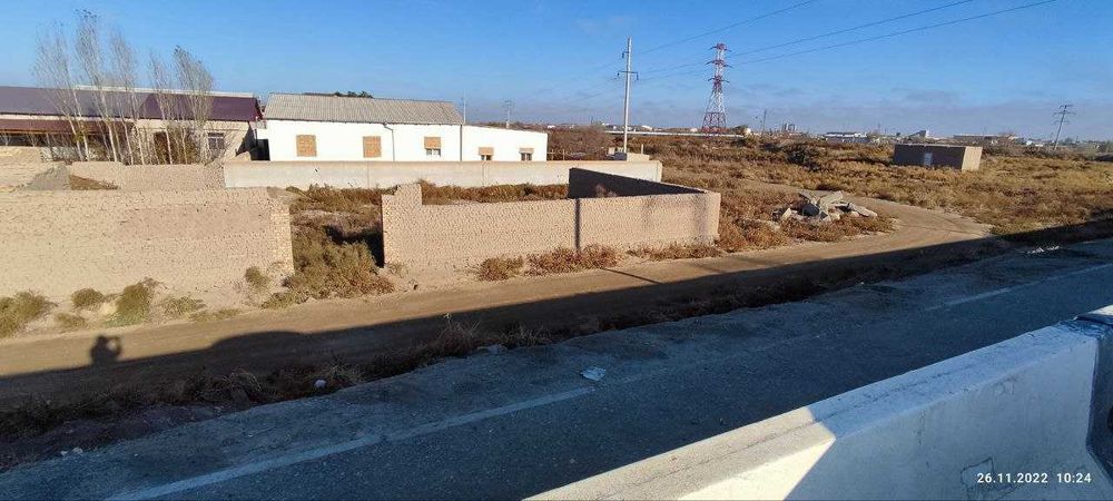 Срочно 6 соток жер орны сатылады. Времянка бар документ саз.