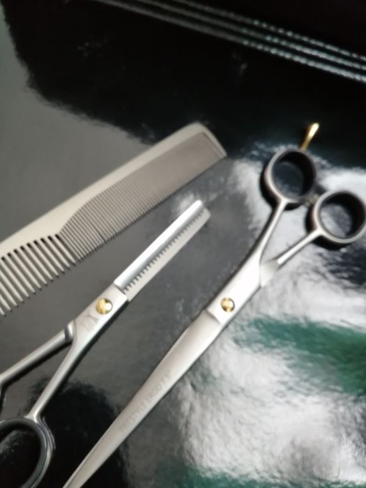 set foarfeci profesionale jaguar tuns filat pieptăn 7.5