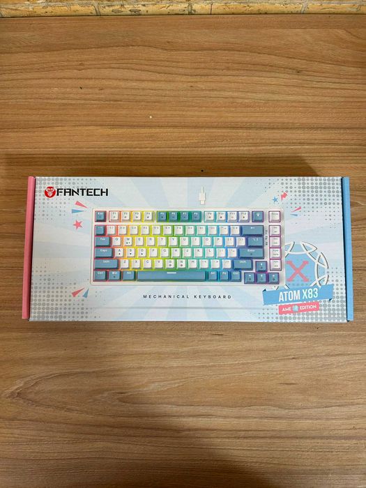Tastatura Gaming RGB Mecanica Fantech ATOM X83 AME, Hot-Swap, USB-C, noua