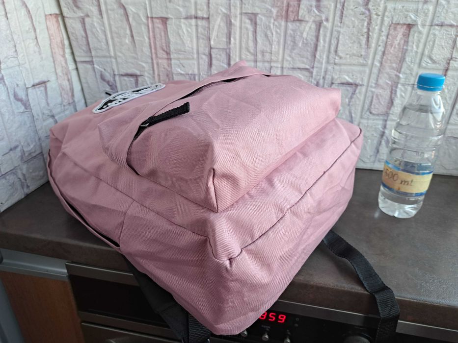 раница VANS-розова,текстилна чанта,ванс