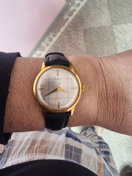 Позолоченные часы Полёт и Ракета