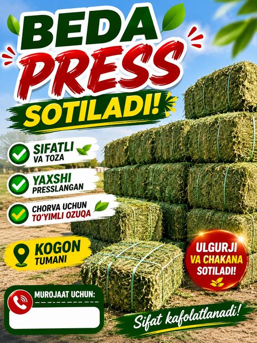 Beda press sotiladi