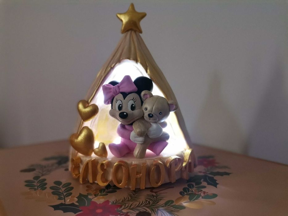 Детска нощна лампа с Мини Маус