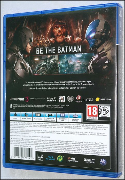 Batman Arkham Knight PS4 Playstation 4