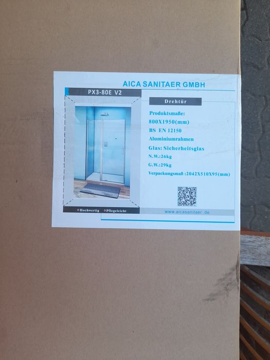 Vând cabine de duș de diferite dimensiuni