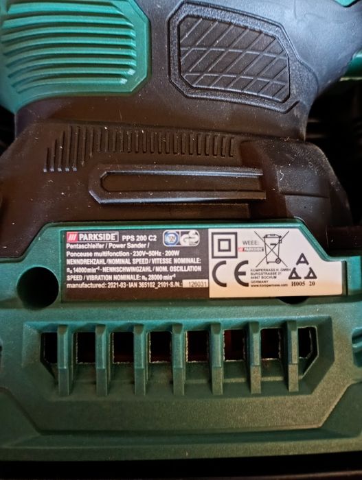 Șlefuitor electric multifuncțional Parkside PPS200/C2