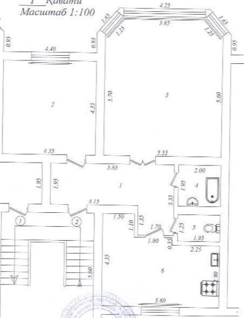 Продается СВОЯ большая 2-х комнатная квартира, переделанная в 3-х ком