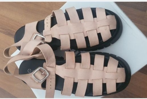Sandale femei Benvenuti nude din piele 903DS192NU