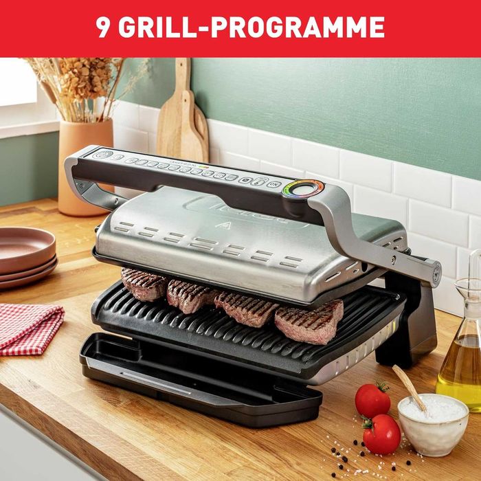 Нов 2г Гаранция Контактен Грил Скара Tefal Optigrill+ XL GC722D16