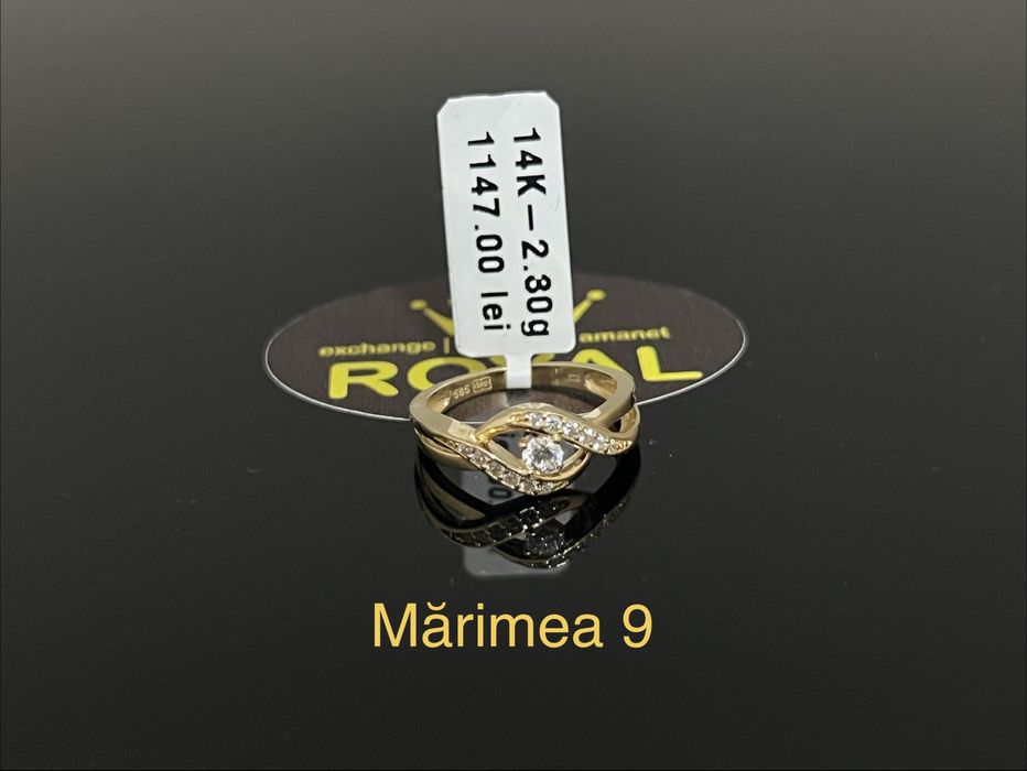 Bijuteria Royal CB : Inel dama aur nou 14k 2,30gr