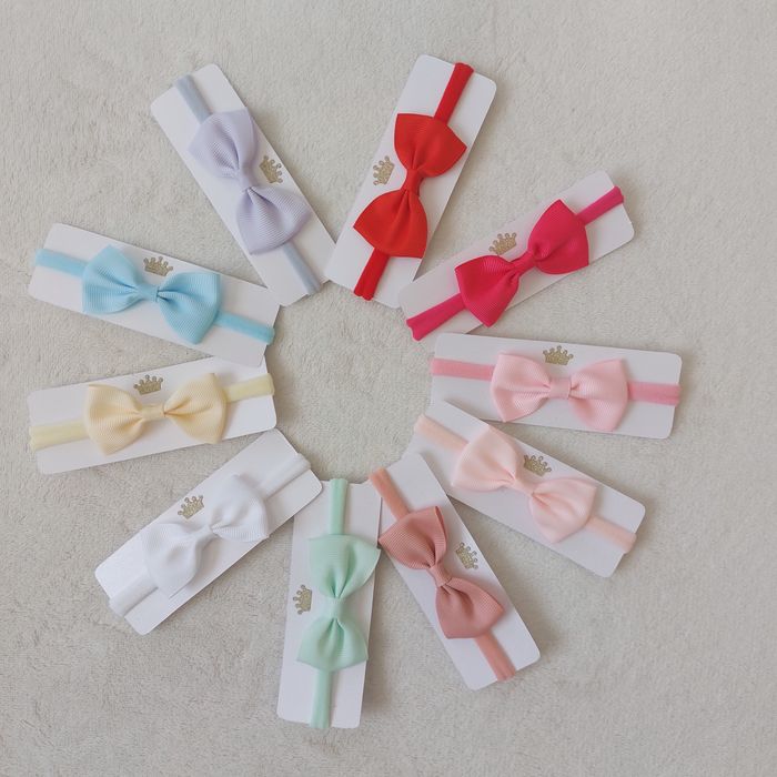 10 панделки за глава за бебе