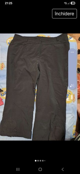 Pantaloni sport cu captuseala flece