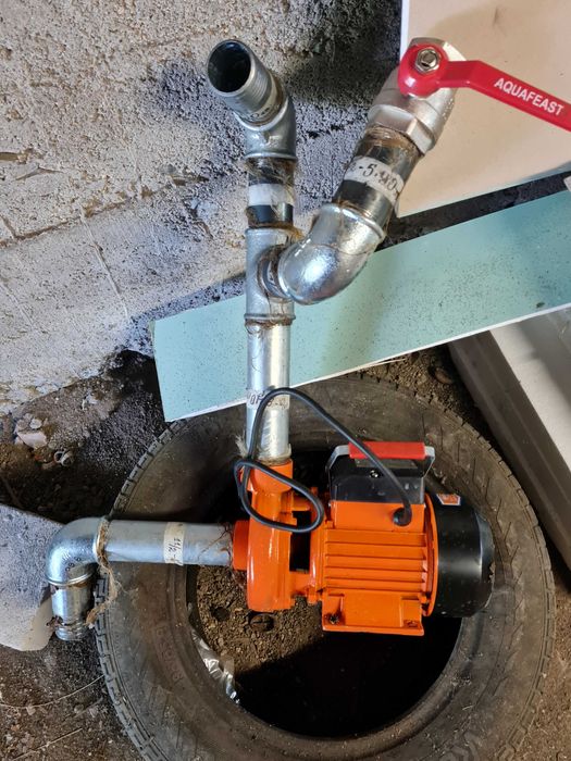 Мотор за поливане пускан само един път