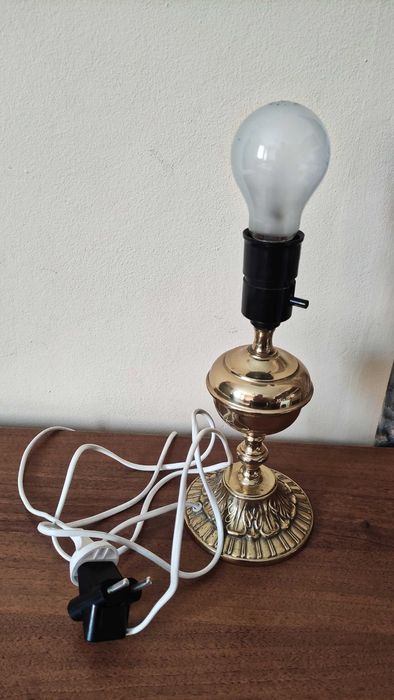 Настолна лампа от масивен бронз/месинг топ състояние