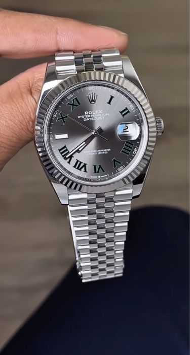 Rolex datejust 41 mm, wimbledon 1:1