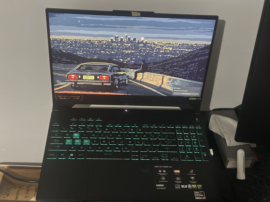 Laptop ASUS Gaming 15.6'' TUF A15 FA507NUR, FHD 144Hz, Procesor AMD Ryzen™ 7 7435HS (16M Cache, up to 4.5 GHz), 16GB DDR5, 512GB SSD,